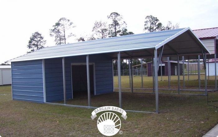 Utility Carports | Metal Carports with Storage Buildings