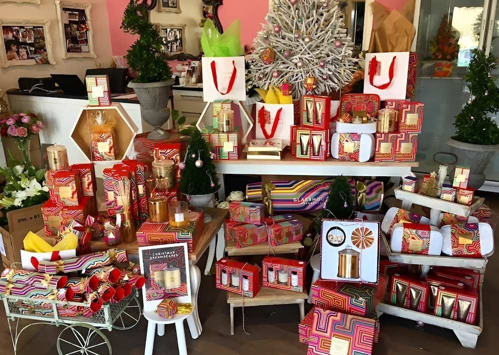 A Display of Candles and Gifts in a Store — Bundaberg House of Flowers In Moore Park Beach, QLD