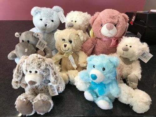 A Bunch of Stuffed Teddy Are Placed on A Table — Bundaberg House of Flowers in Bundaberg West, QLD