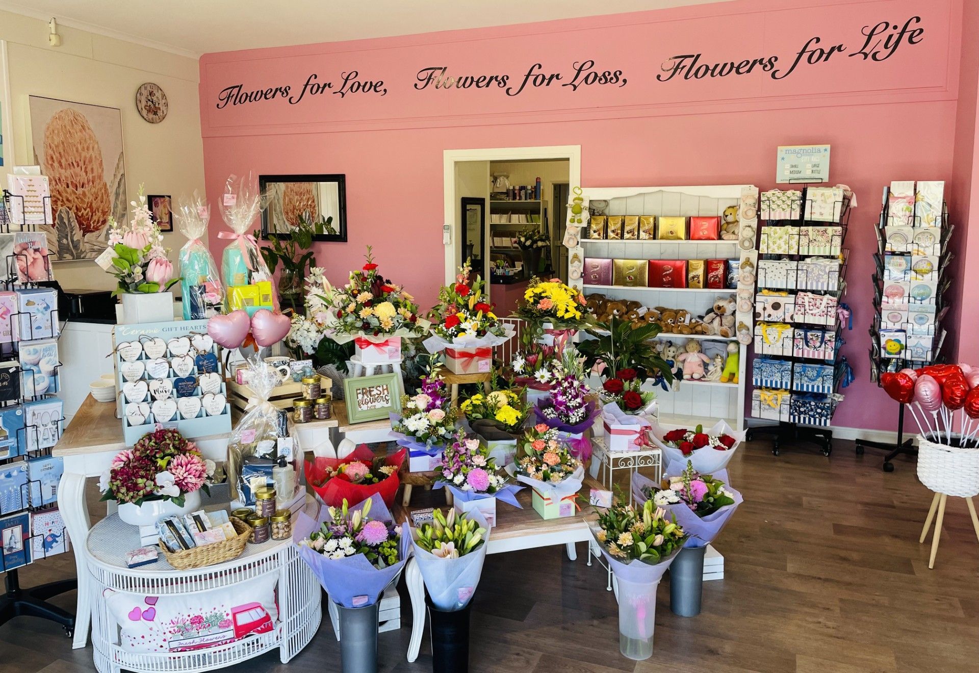 A Store Filled With Lots of Flowers and Greeting Cards — Bundaberg House of Flowers in Bundaberg West, QLD