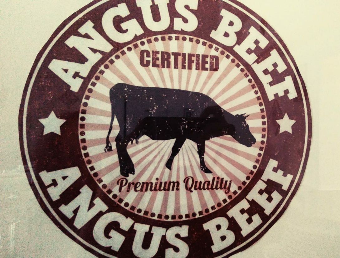 vendita di carne di Angus