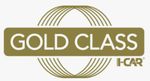 Gold Class I-CAR logo. A gold rectangle reads