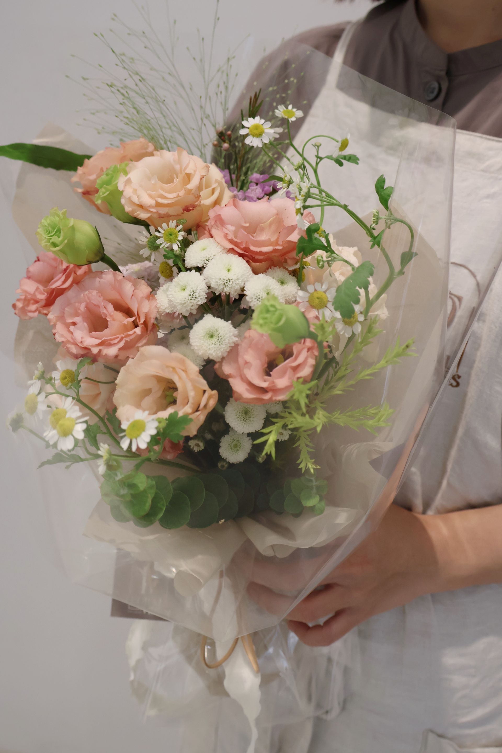 伴日花所,floralvibes,花藝課程,清新包裝