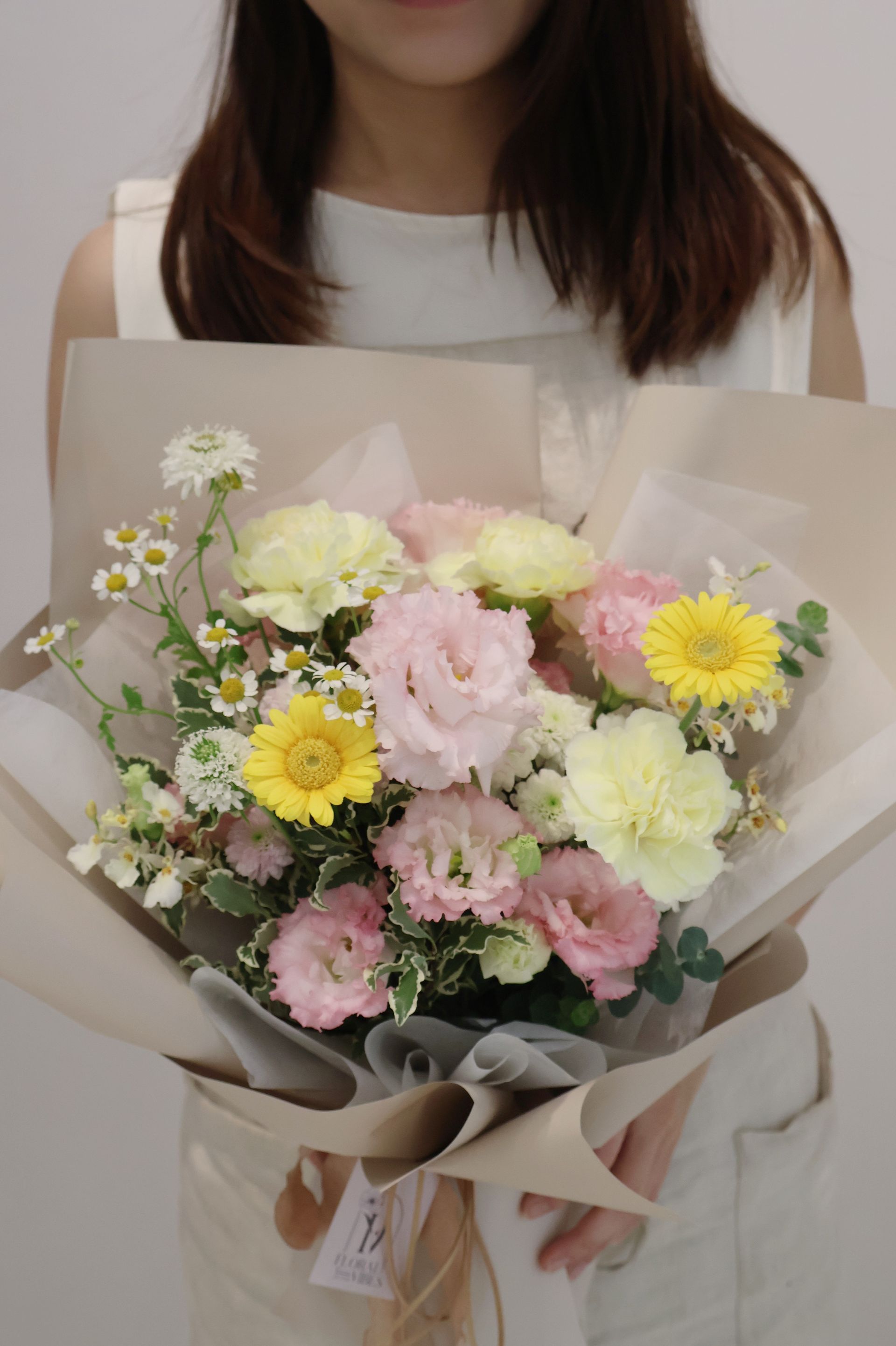 伴日花所,floralvibes,花藝課程,韓式包裝