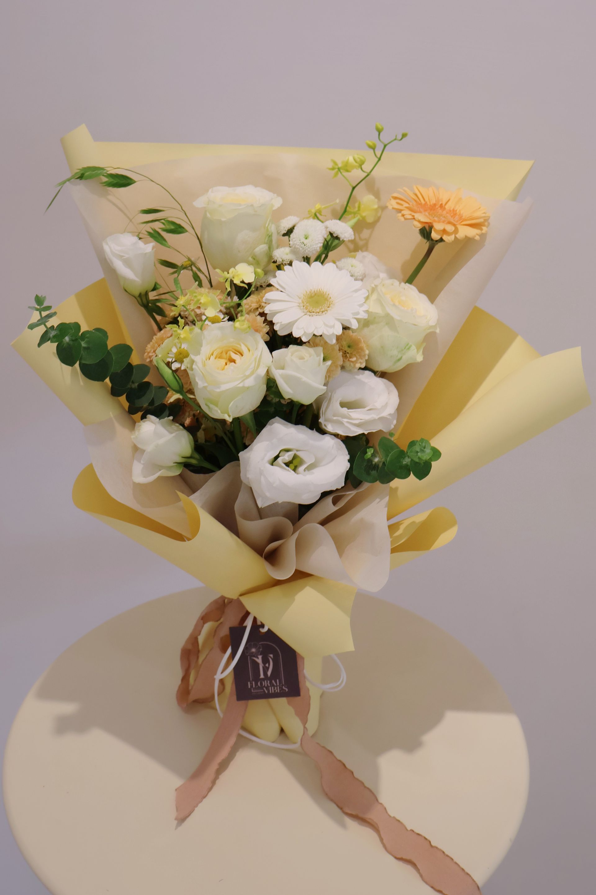 客製花束-黃色系