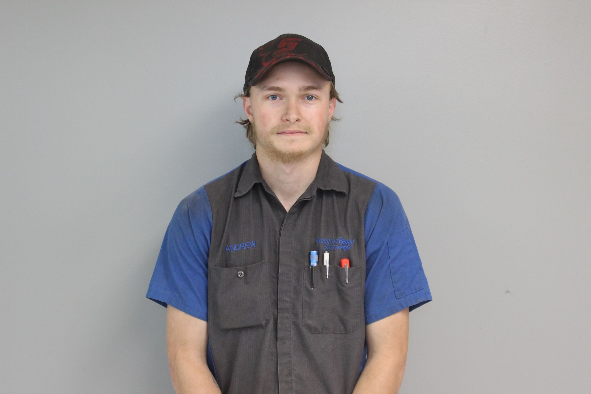 Andrew at Aspegren Repair in Sutton, NE