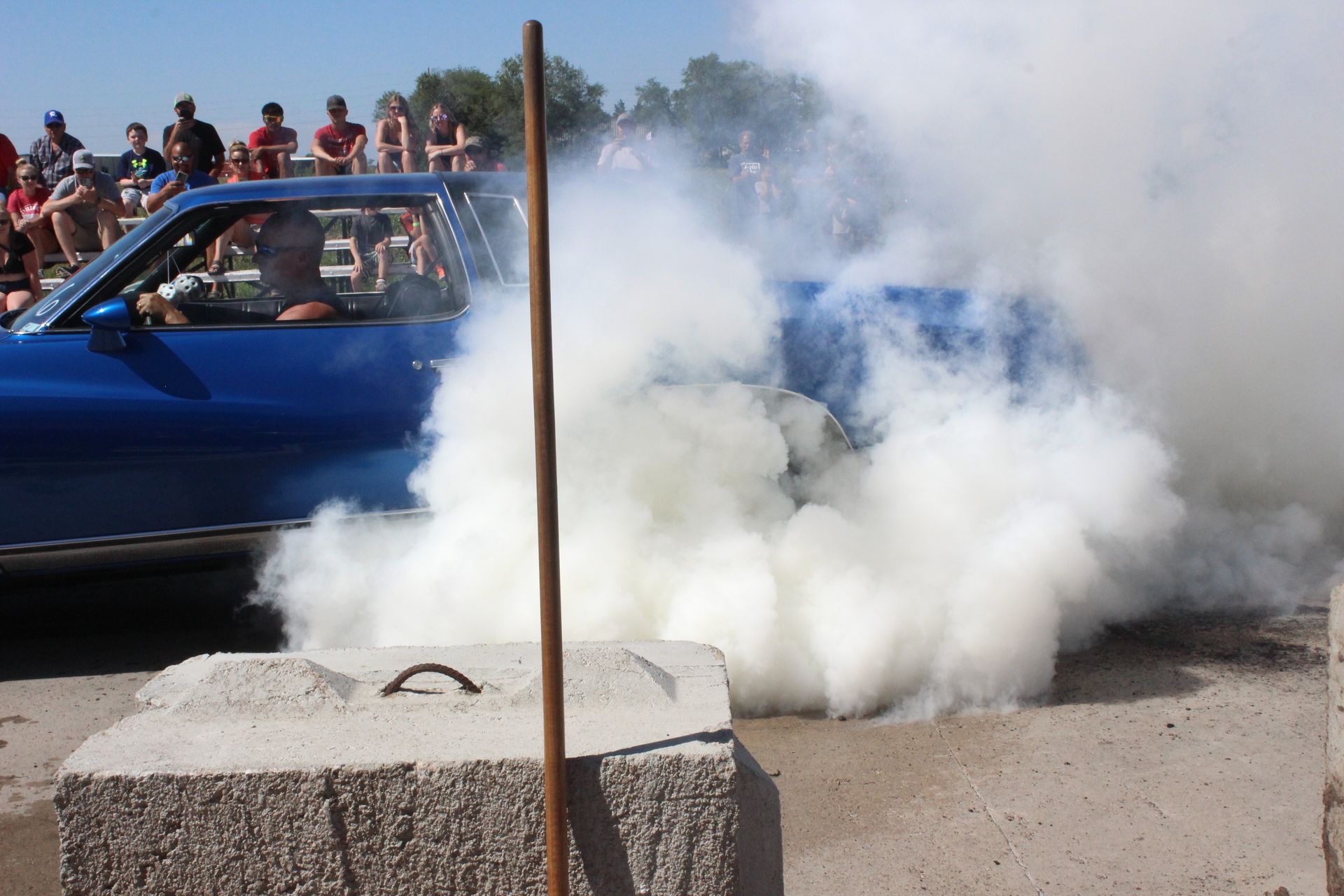 Annual Burnout Contest at Aspegren Repair in Sutton, NE