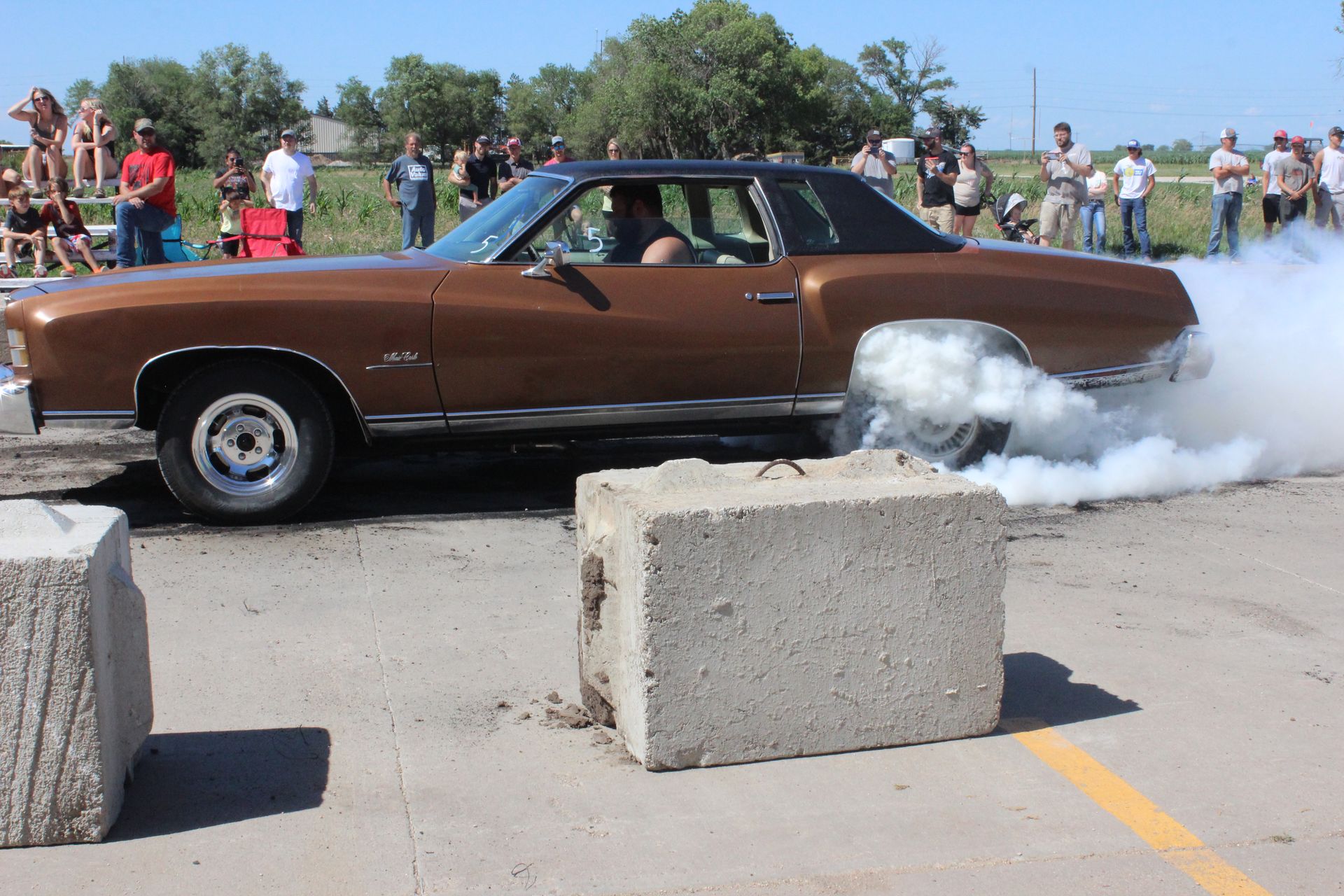 Annual Burnout Contest at Aspegren Repair in Sutton, NE