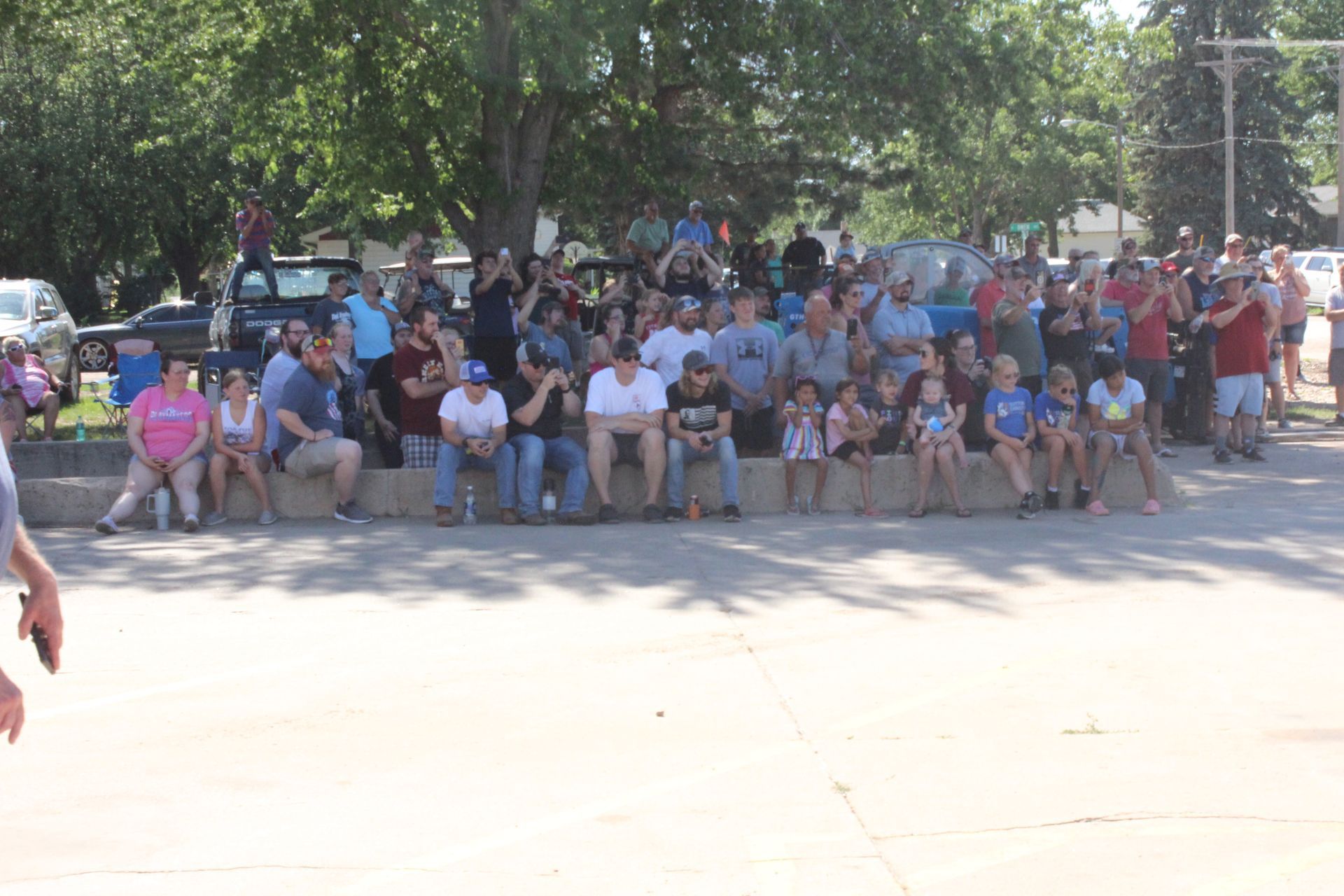 Annual Burnout Contest at Aspegren Repair in Sutton, NE