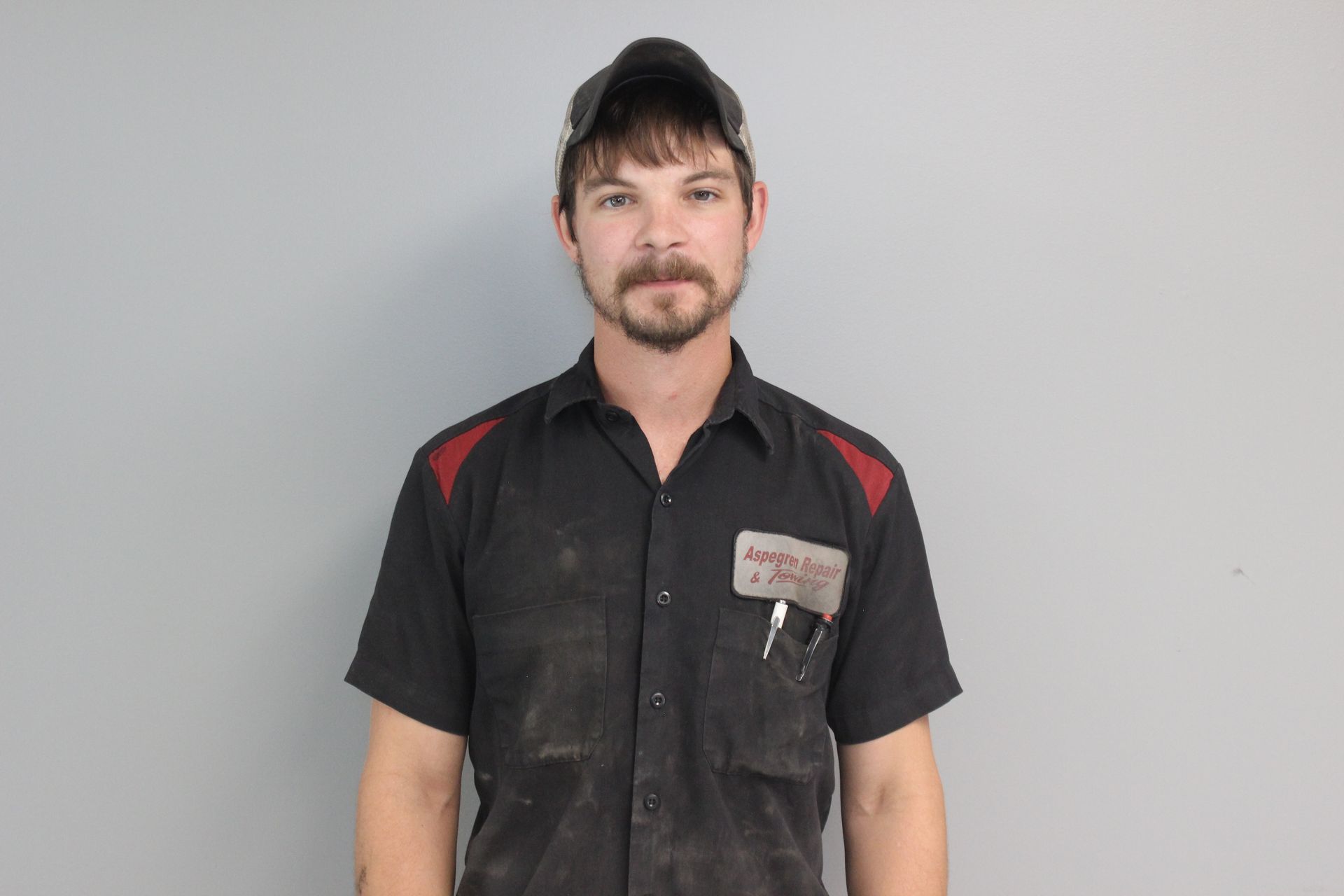 Evan at Aspegren Repair in Sutton, NE