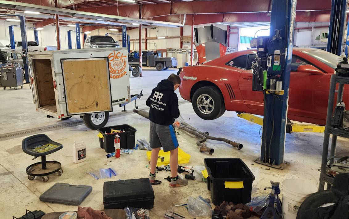 Around the shop at Aspegren Repair in Sutton, NE