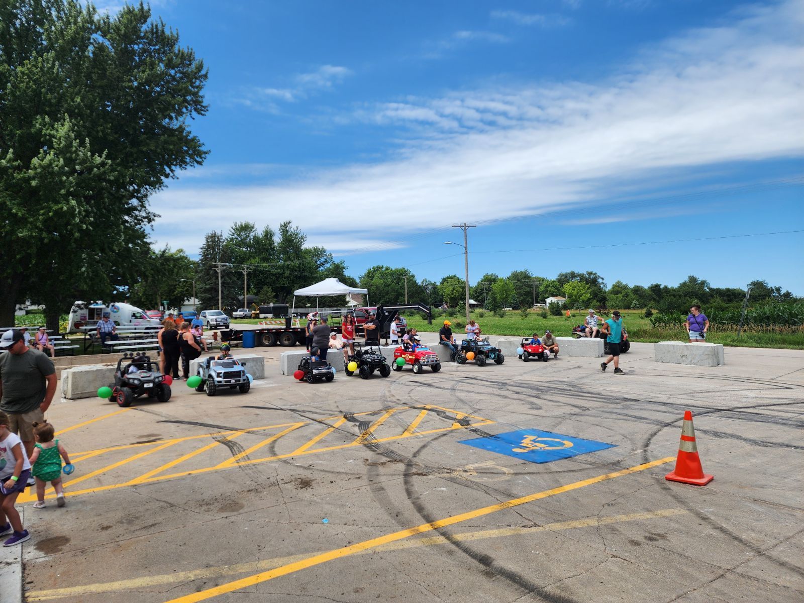 Power Wheels Demo Derby at Aspegren Repair in Sutton, NE