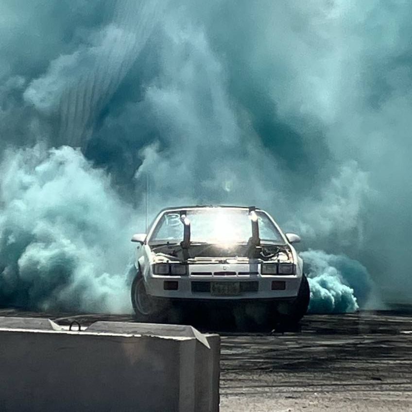 Annual Burnout Contest at Aspegren Repair in Sutton, NE