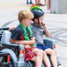 Power Wheels Demo Derby at Aspegren Repair in Sutton, NE