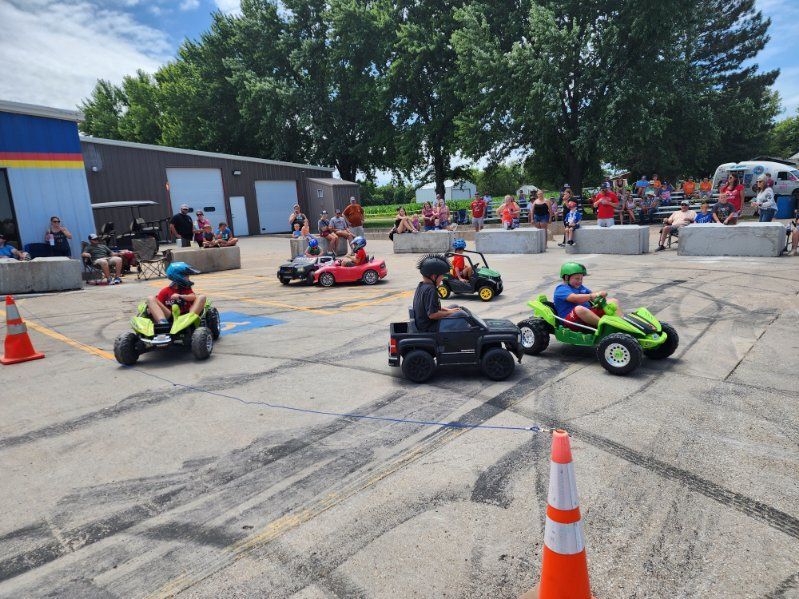 Power Wheels Demo Derby at Aspegren Repair in Sutton, NE