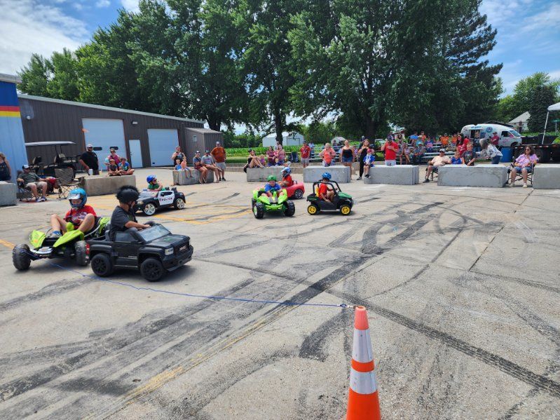 Power Wheels Demo Derby at Aspegren Repair in Sutton, NE