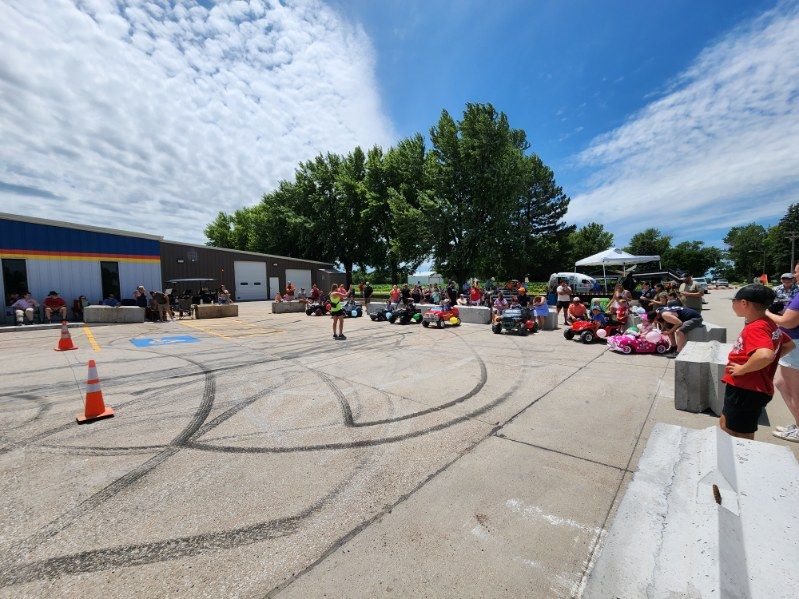 Power Wheels Demo Derby at Aspegren Repair in Sutton, NE