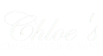 The word chloe is written in white on a white background.