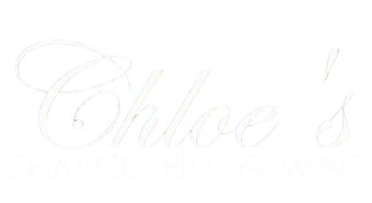 The word chloe is written in white on a white background.