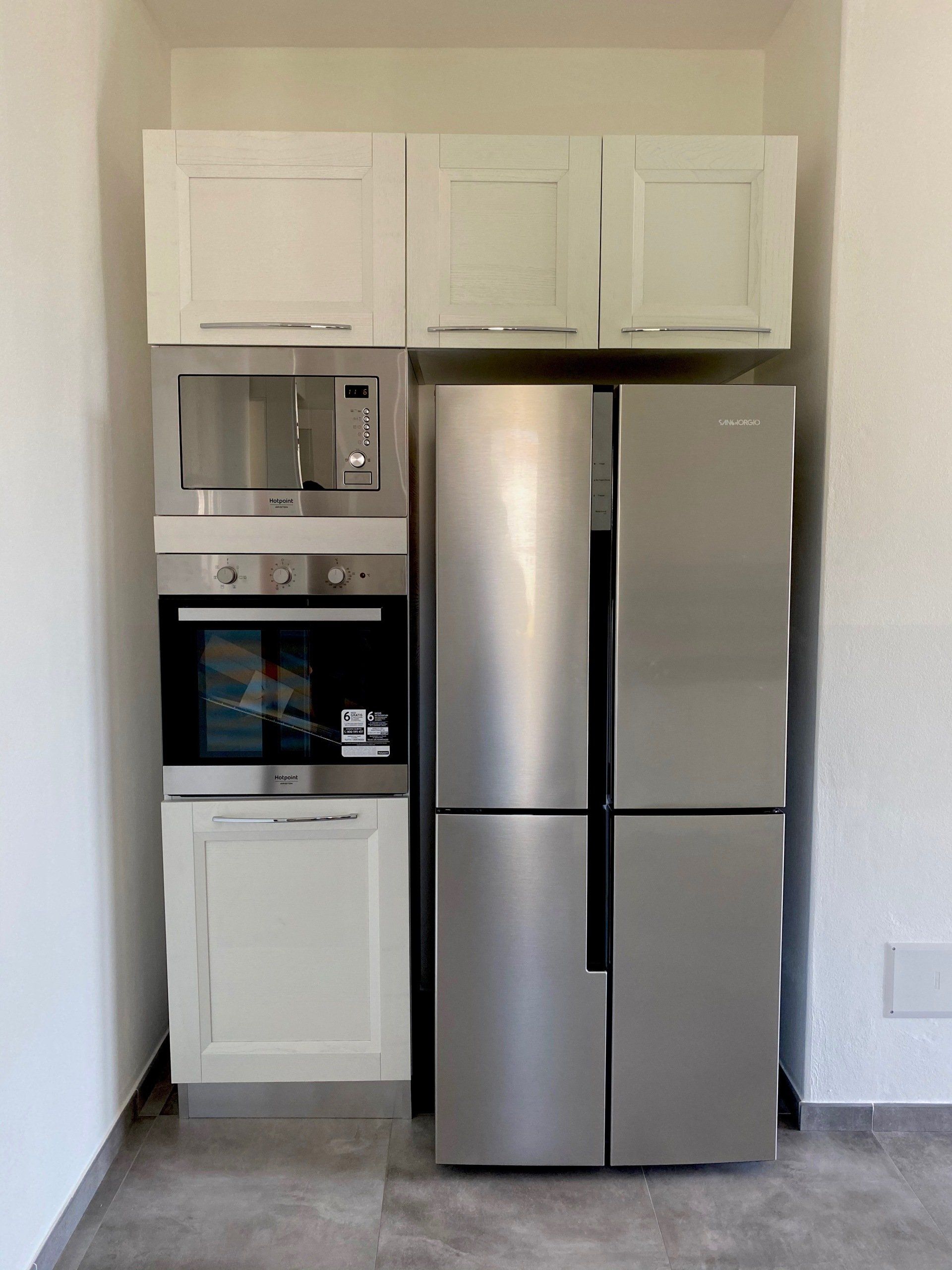 frigo acciaio satinato