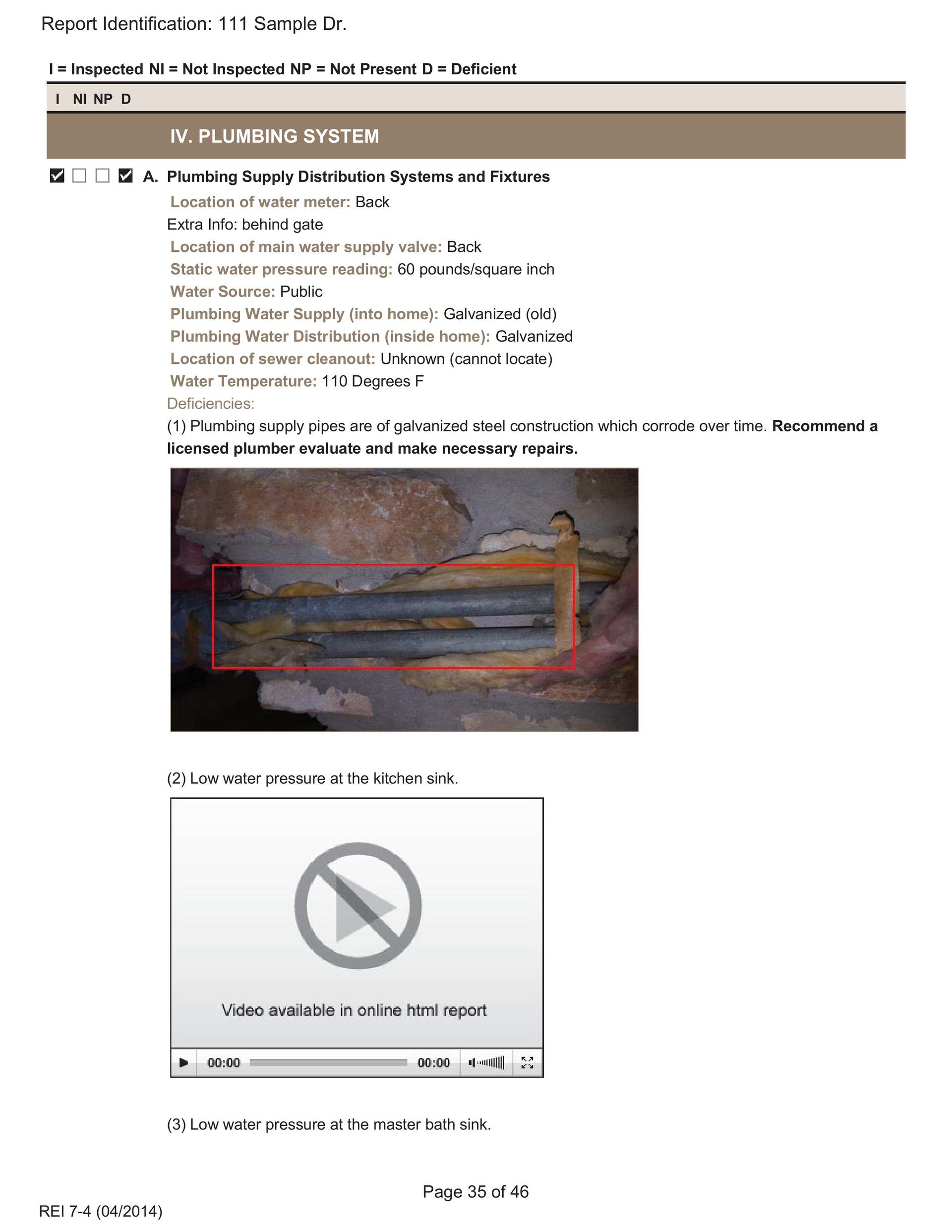 A close-up of rusted metal reinforcement bars embedded in concrete, highlighted by a red rectangular outline.