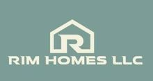 The logo for Rim Homes LLC shows a house with the letter R on it.