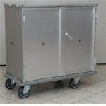 carrello armadio in lega leggera ossidata