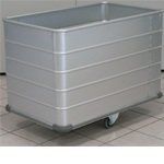 laundry transport bag in light alloy