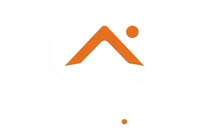 A logo for a company called alarm.com