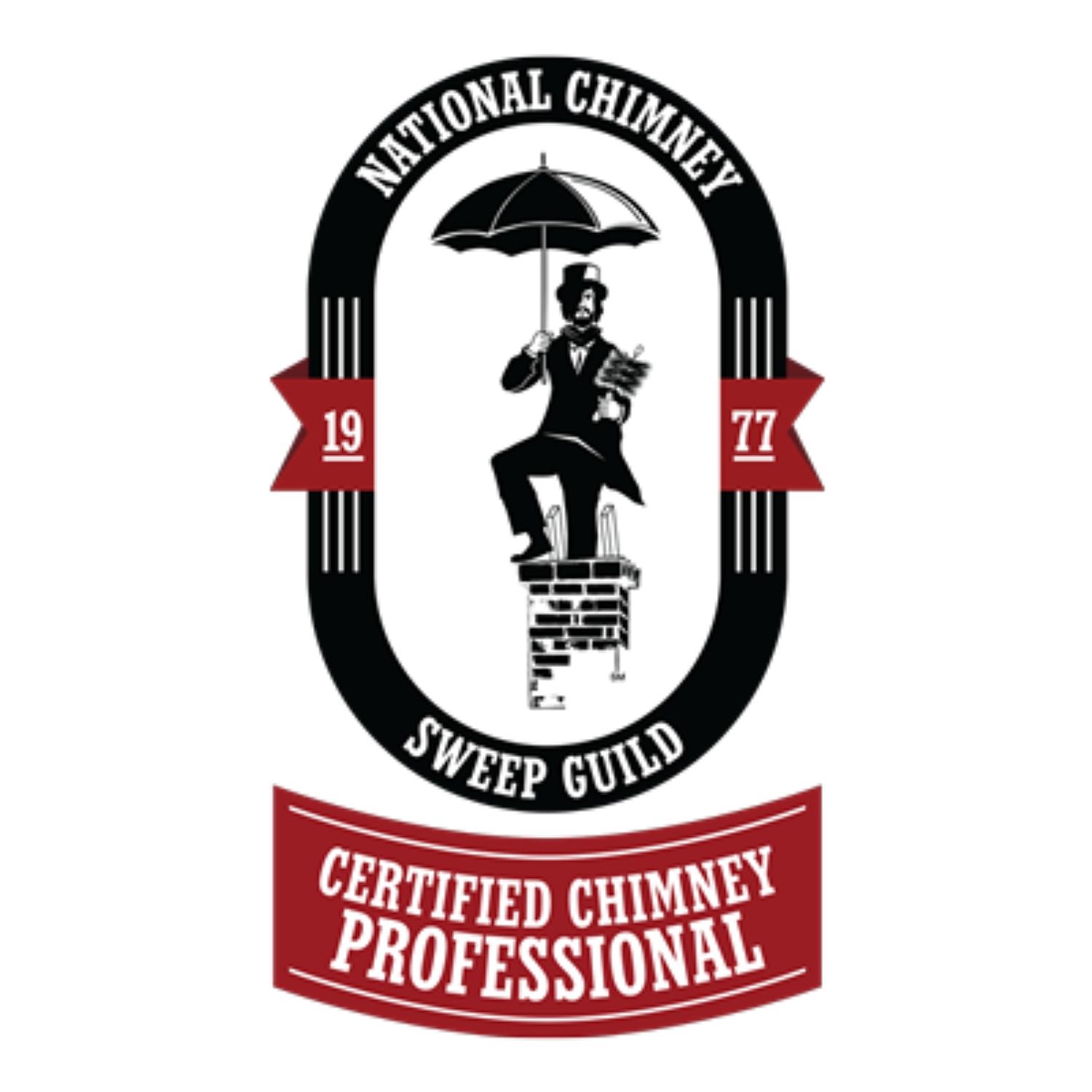 National chimney sweep guild certified chimney professional logo