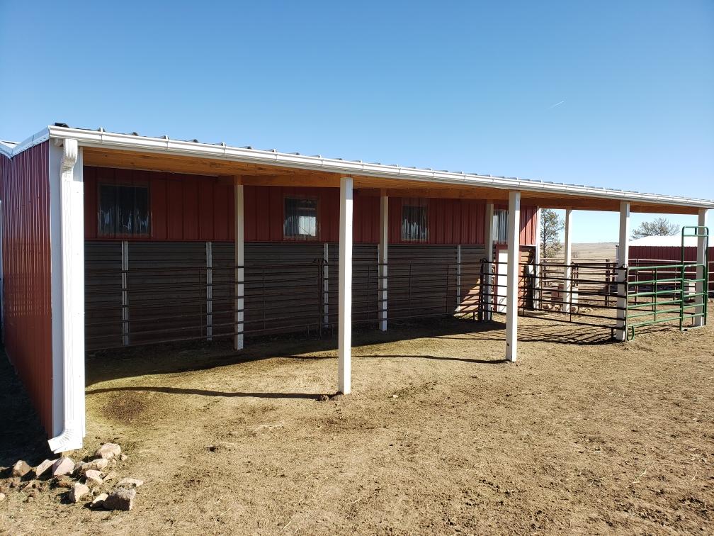 Outdoor View Of Small Barn – Elizabeth, CO – D & G Construction