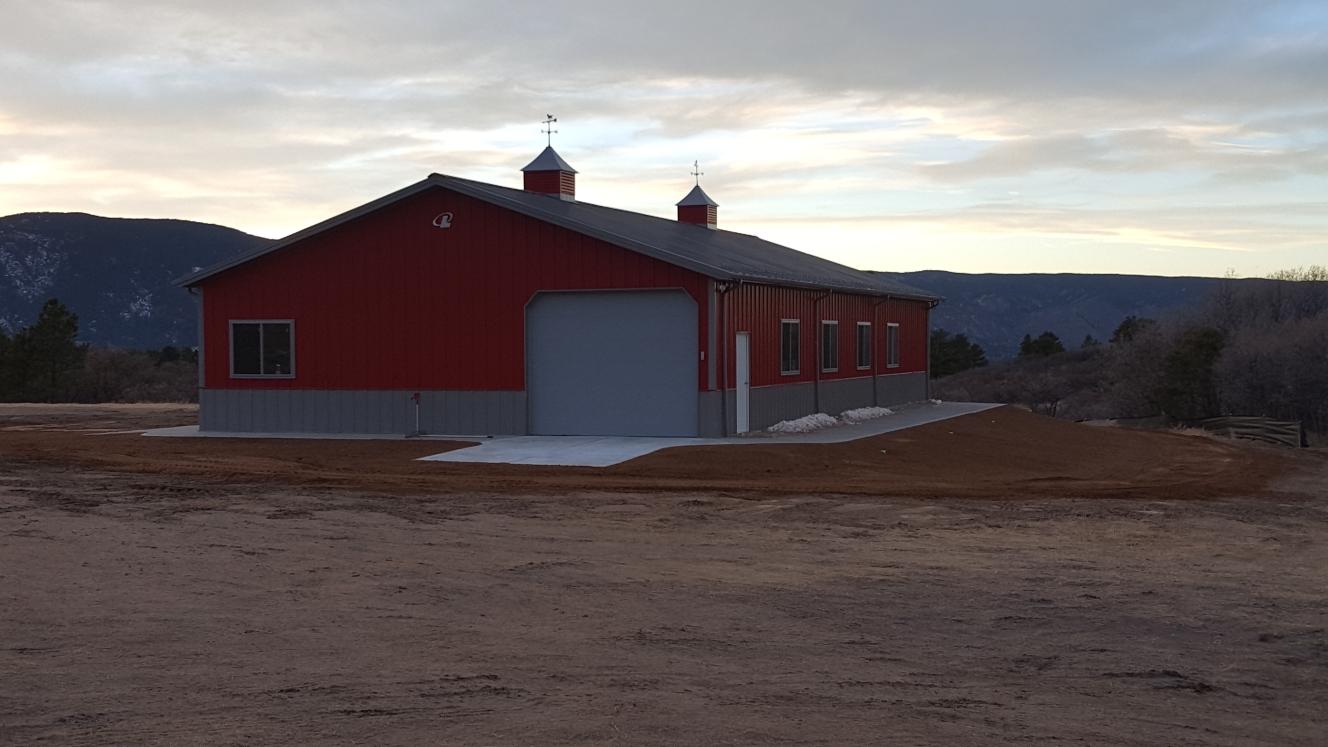 A Red Barn In Isolated Area – Elizabeth, CO – D & G Construction