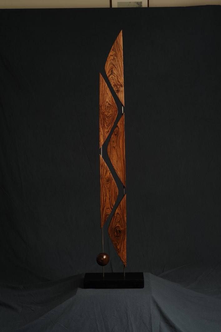 Cocobola body sculpture - Doylestown, PA - Hoehne Clark Fine Furniture & Design