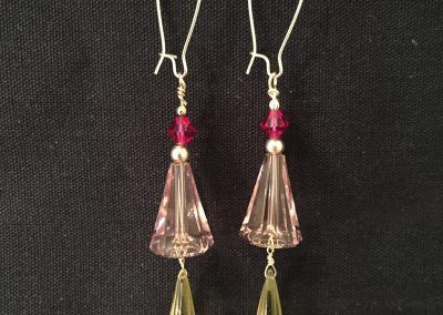 Citrine swarovski earrings - Doylestown, PA - Hoehne Clark Fine Furniture & Design