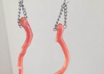 Coral earrings - Doylestown, PA - Hoehne Clark Fine Furniture & Design
