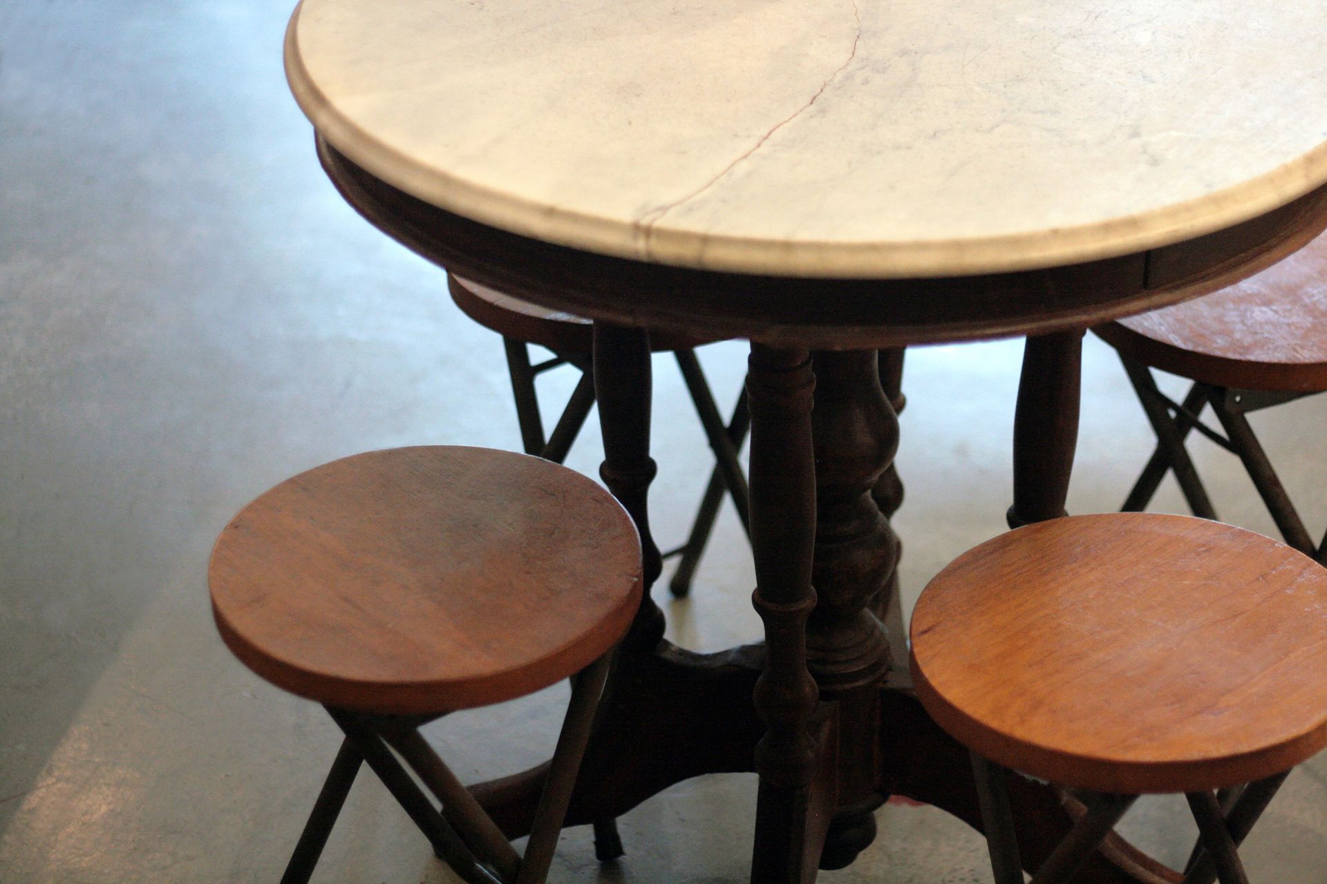 Round table and chairs - Doylestown, PA - Hoehne Clark Fine Furniture & Design