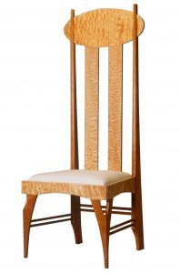 Macintosh style chair - Doylestown, PA - Hoehne Clark Fine Furniture & Design