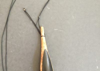 Mango ebony bulb black crystal black beads - Doylestown, PA - Hoehne Clark Fine Furniture & Design