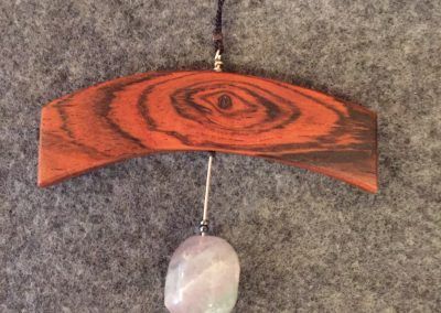 Necklace cocobola fluorite stone - Doylestown, PA - Hoehne Clark Fine Furniture & Design