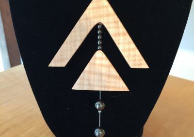 Necklace maple ebony hematite - Doylestown, PA - Hoehne Clark Fine Furniture & Design