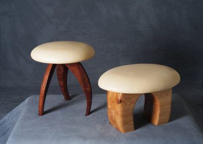 Two stools - Doylestown, PA - Hoehne Clark Fine Furniture & Design