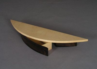 Wall shelf half moon open - Doylestown, PA - Hoehne Clark Fine Furniture & Design