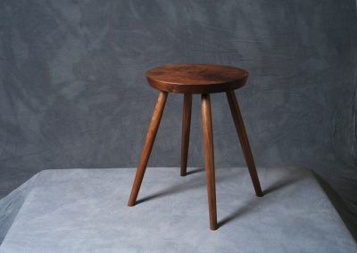 Walnut stool - Doylestown, PA - Hoehne Clark Fine Furniture & Design