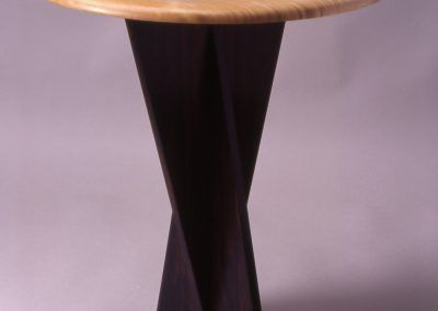 Close up stool leg - Doylestown, PA - Hoehne Clark Fine Furniture & Design