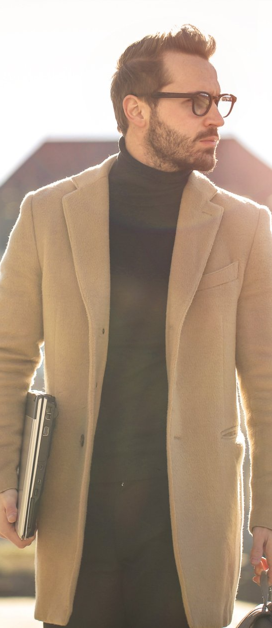 man wearing glasses