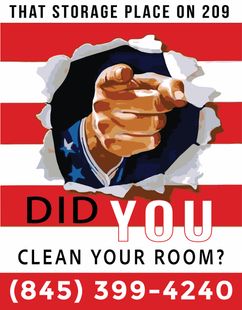 A poster that says did you clean the garage