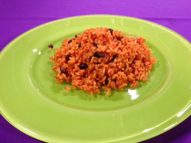 Mexican Red and Black Rice