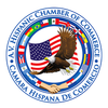 The logo for the hispanic chamber of commerce