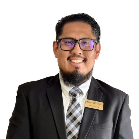 The logo for the hispanic chamber of commerce is a bald eagle flying over an american flag.