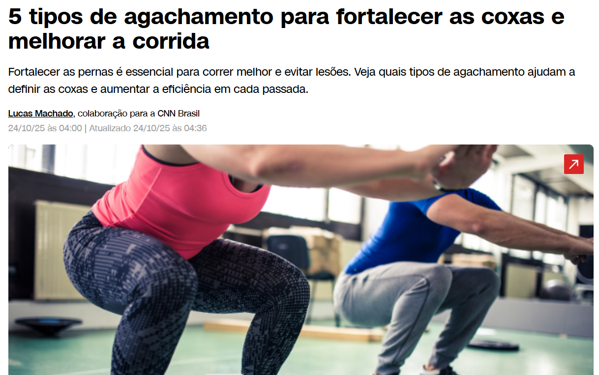 importância do agachamento para prevenir lesões em corredores